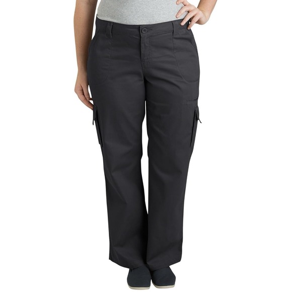 Dickies Cargo Pants Womens Sz 20 Black Relaxed Fit Workwear Gorpcore Utility NWT - Picture 1 of 7